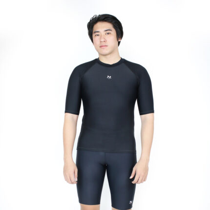 Lasona Silver Men Rash Guard Swimwear Baju Atasan Renang Pria Size Besar BM-A3175-E3X