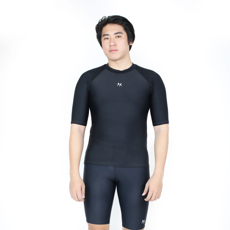 Lasona Silver Men Rash Guard Swimwear Baju Atasan Renang Pria BM-A3175-E3 - Image 1