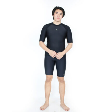 Lasona Silver Men Rash Guard Swimwear Baju Atasan Renang Pria Size Besar BM-A3175-E3X - Image 2
