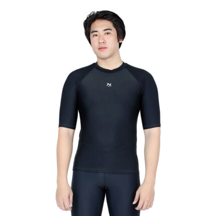Lasona Men Rash Guard Swimwear Baju Atasan Renang Pria Size Besar BM-A3175-L4X