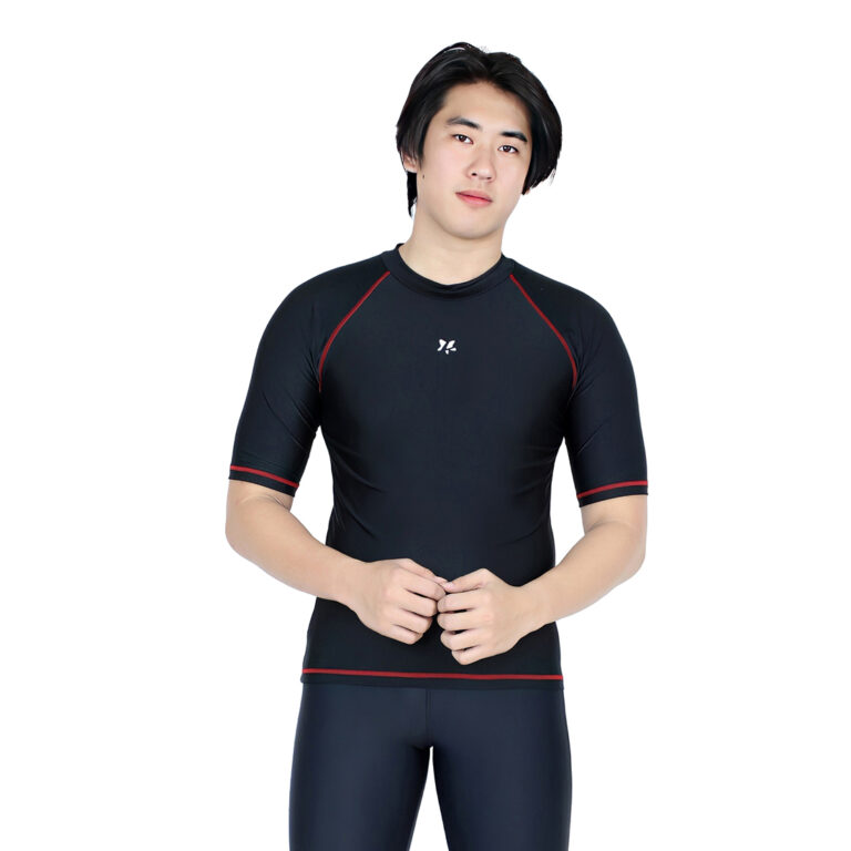 Lasona Men Rash Guard Swimwear Baju Atasan Renang Pria Size Besar BM-A3175-L4X - Image 8