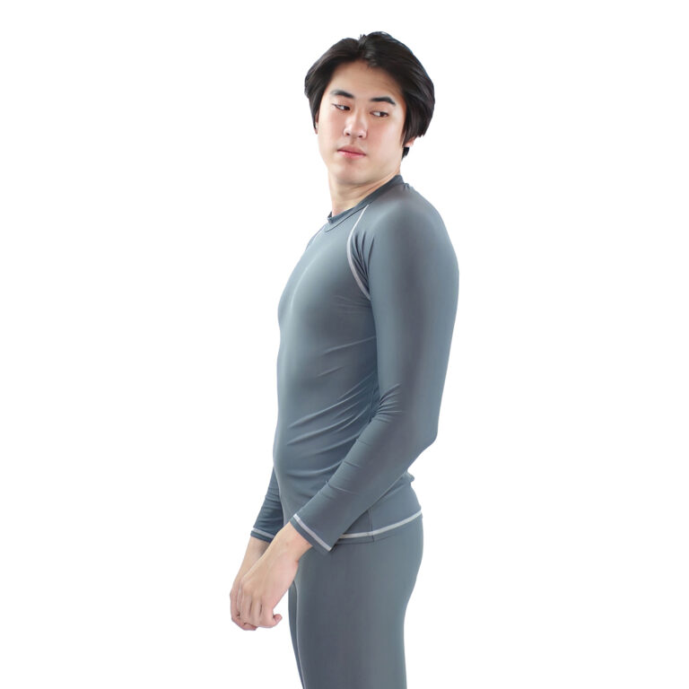 Lasona Men Rash Guard Swimwear Baju Atasan Renang Pria Tangan Panjang Size Besar BM-C3175-L4X - Gambar 14
