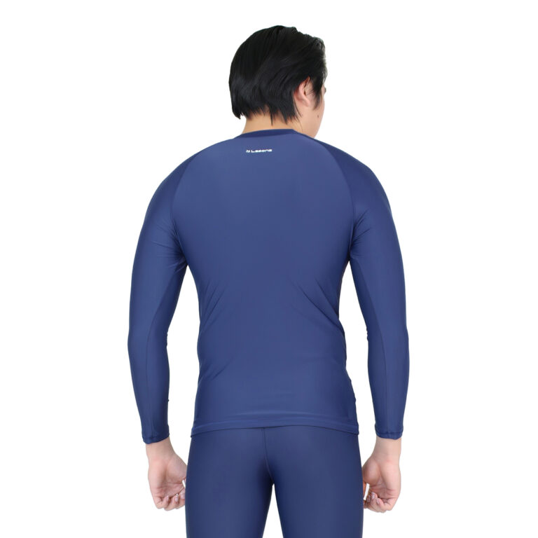 Lasona Men Rash Guard Swimwear Baju Atasan Renang Pria Tangan Panjang Size Besar BM-C3175-L4X - Gambar 21