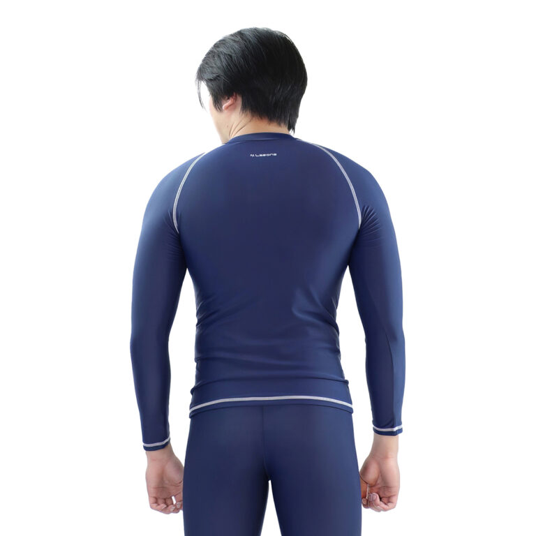 Lasona Men Rash Guard Swimwear Baju Atasan Renang Pria Tangan Panjang Size Besar BM-C3175-L4X - Gambar 26
