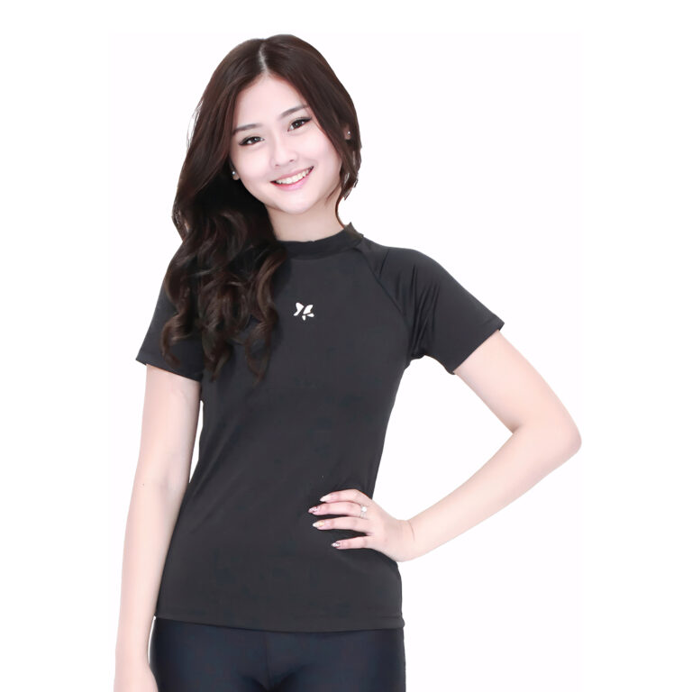 Lasona Silver Women Rash Guard Swimwear Baju Renang Wanita BRP-A3175-E3 - Image 1