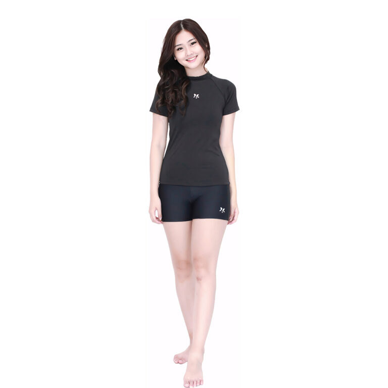 Lasona Silver Women Rash Guard Swimwear Baju Renang Wanita BRP-A3175-E3 - Image 2