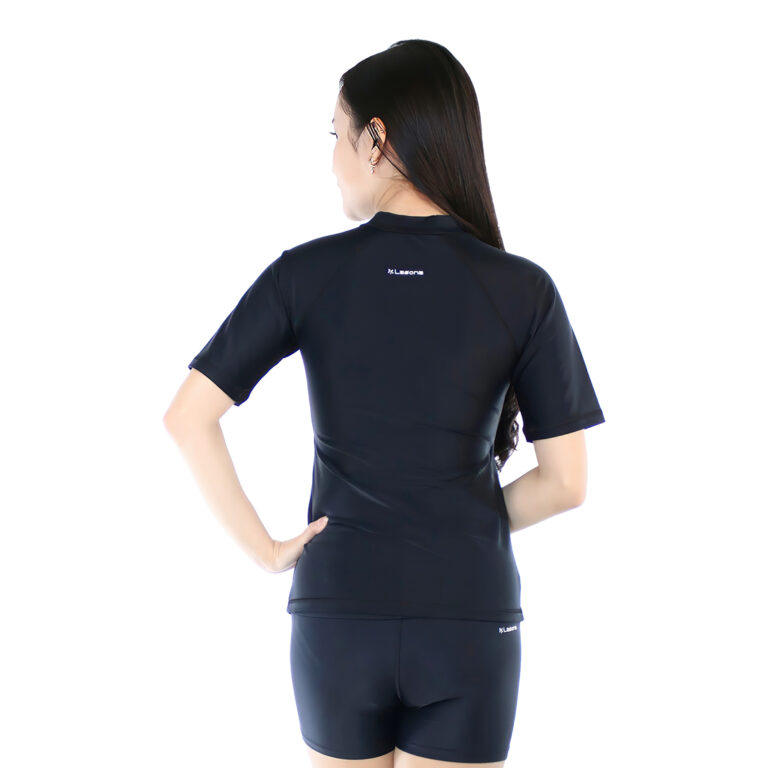 Lasona Women Rash Guard  Swimwear Baju Atasan Renang Wanita Size Besar BRP-A3175-L4X - Gambar 5