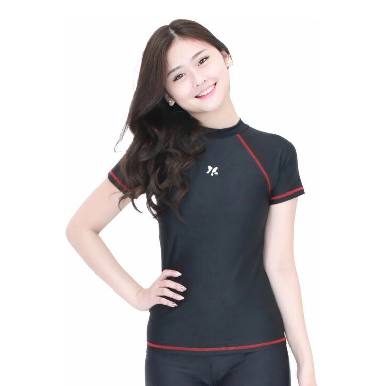 Lasona Women Rash Guard  Swimwear Baju Atasan Renang Wanita Size Besar BRP-A3175-L4X - Gambar 6