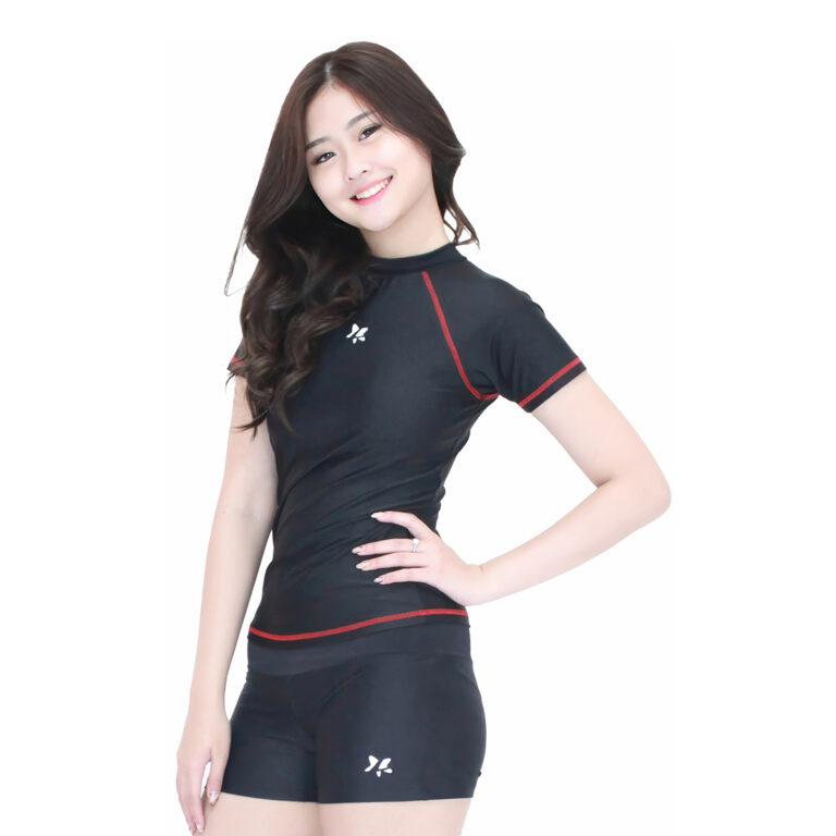 Lasona Women Rash Guard  Swimwear Baju Atasan Renang Wanita Size Besar BRP-A3175-L4X - Gambar 8