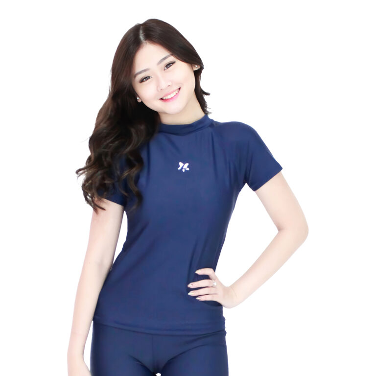 Lasona Women Rash Guard  Swimwear Baju Atasan Renang Wanita Size Besar BRP-A3175-L4X - Gambar 11
