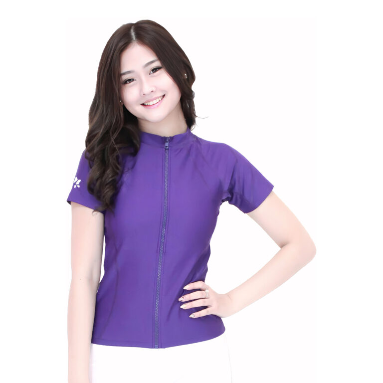 Lasona Women Rash Guard  Swimwear Baju Atasan Renang Wanita Size Besar BRP-A3264R-L4X - Gambar 21