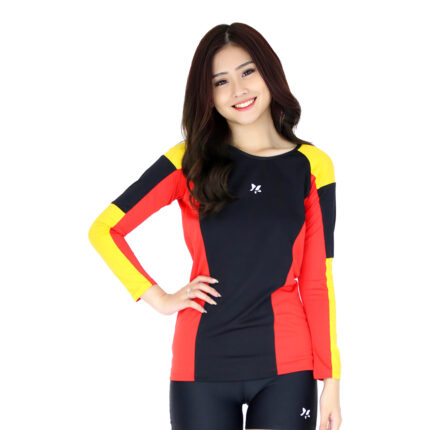 Lasona Women Sportswear Baju Atasan Olahraga Wanita Tangan Panjang BRP-C3026-M