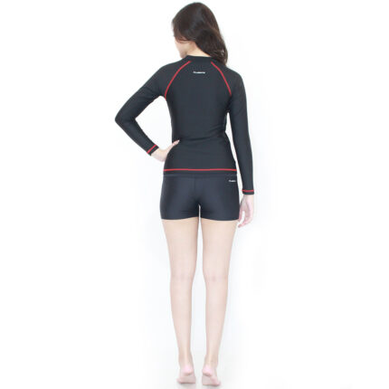 Lasona Women Rash Guard  Swimwear Baju Atasan Renang Wanita Tangan Panjang Size Besar BRP-C3175-L4X - Image 9