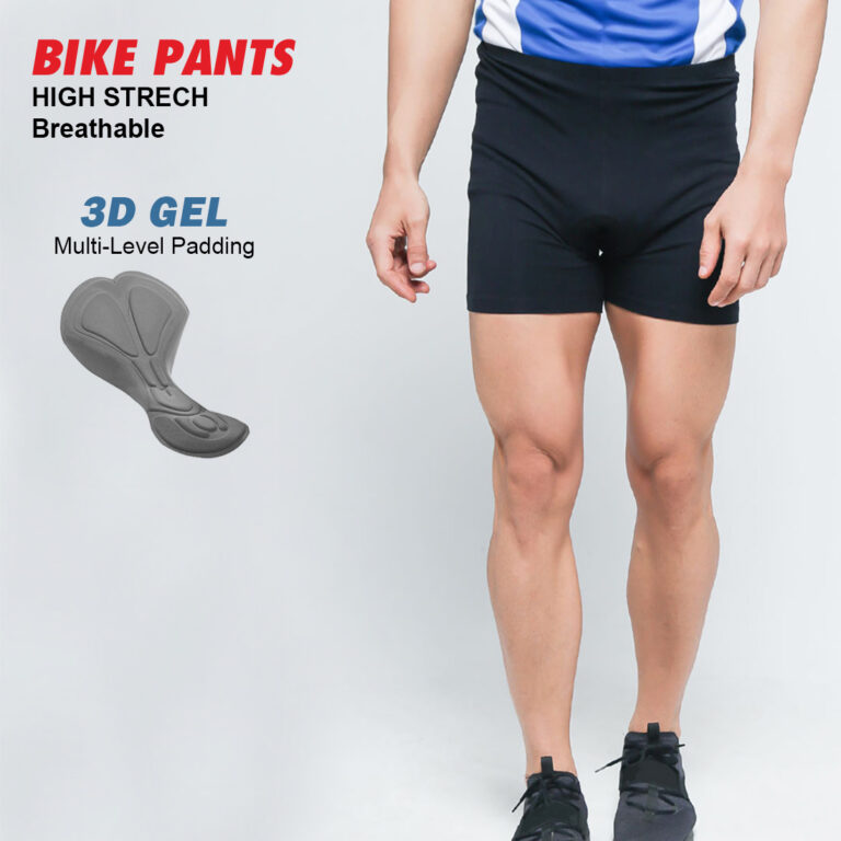 CS9-001G-C6_Black1.jpg Lasona Bike Short Celana Sepeda Unisex CS9-001G-C6 - Image 1