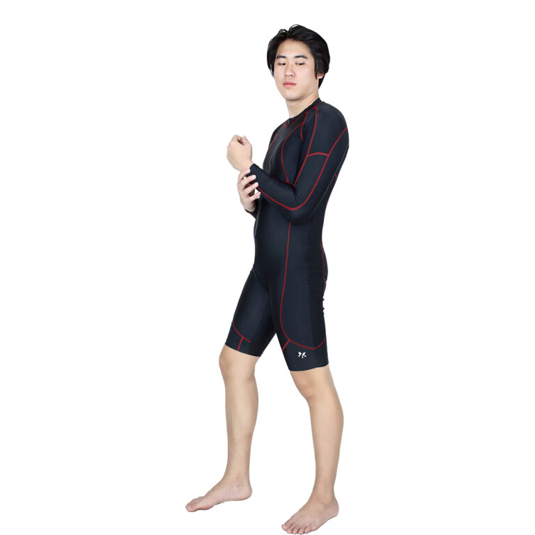 Lasona Men Swimwear Baju Renang Diving Pria Tangan Panjang MTRJ-C3307-L4 - Image 4
