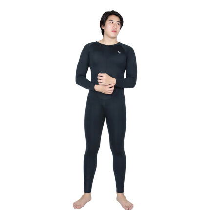 Lasona Men Silver Swimwear Baju Renang Diving Panjang Pria Tangan Panjang MTRP-C3270-E3 - Gambar 2