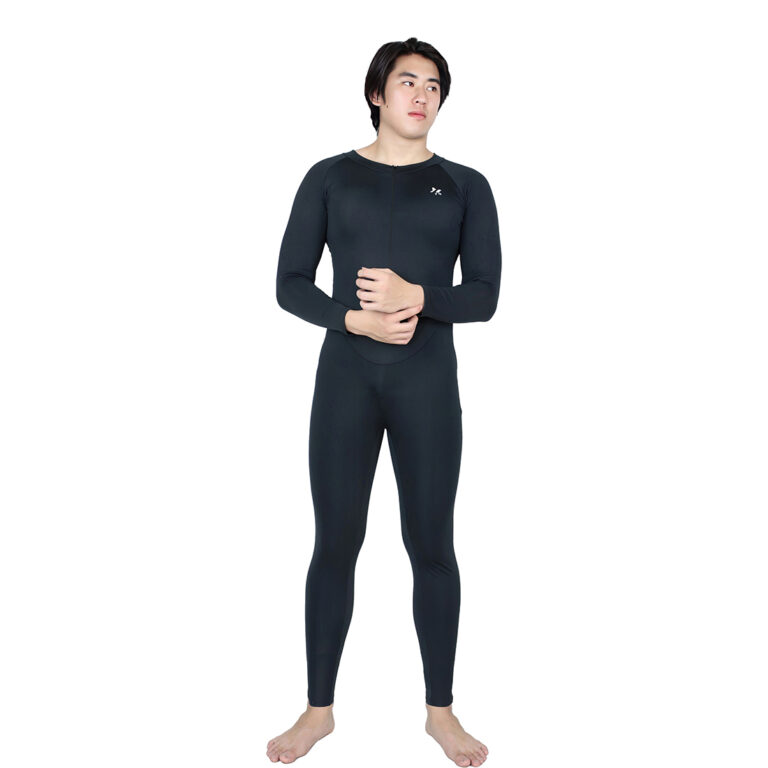 Lasona Men Silver Swimwear Baju Renang Diving Panjang Pria Tangan Panjang MTRP-C3270-E3 - Gambar 2