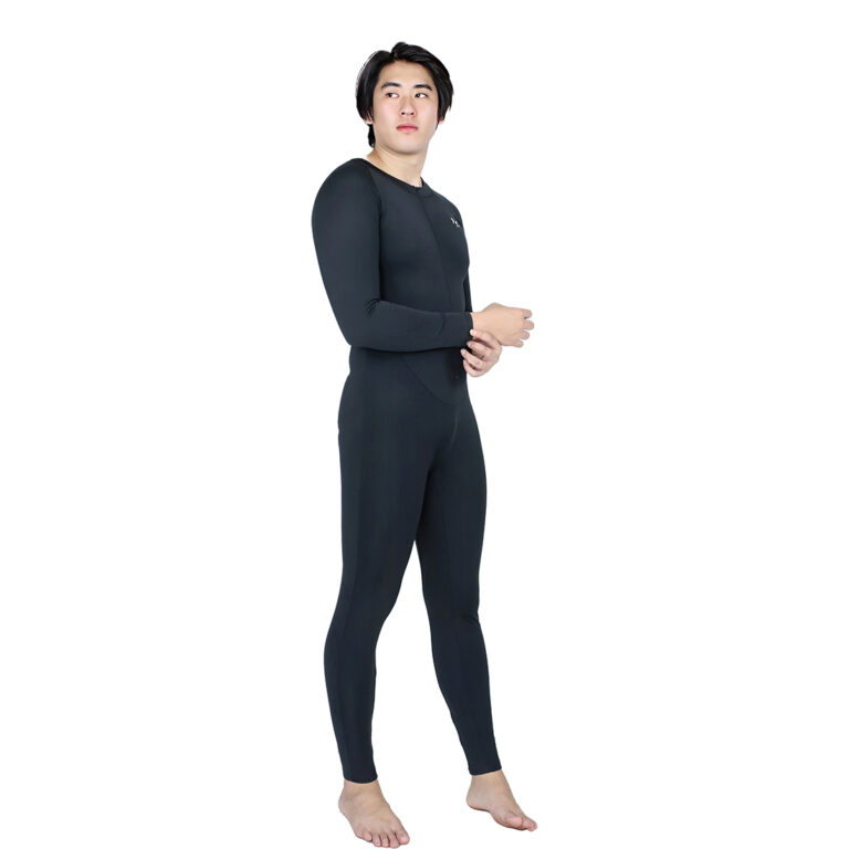 Lasona Men Silver Swimwear Baju Renang Diving Panjang Pria Tangan Panjang MTRP-C3270-E3 - Gambar 3