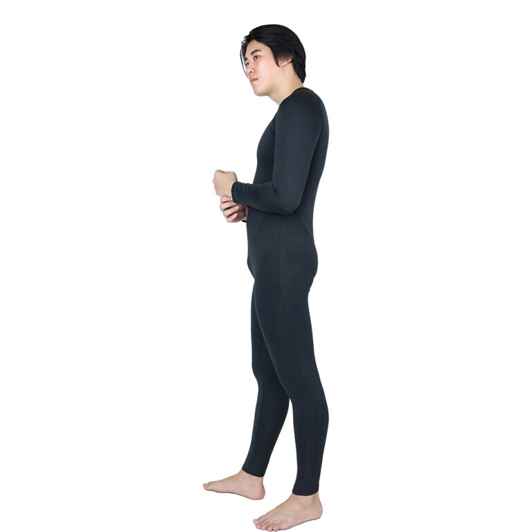 Lasona Men Silver Swimwear Baju Renang Diving Panjang Pria Tangan Panjang MTRP-C3270-E3 - Gambar 4