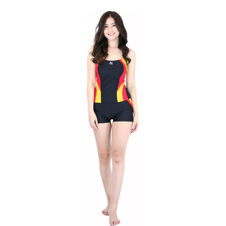 Lasona Women Swimwear Sets Baju Renang Setelan Atasan Panjang Wanita SPR-3070B-HL4 - Gambar 2