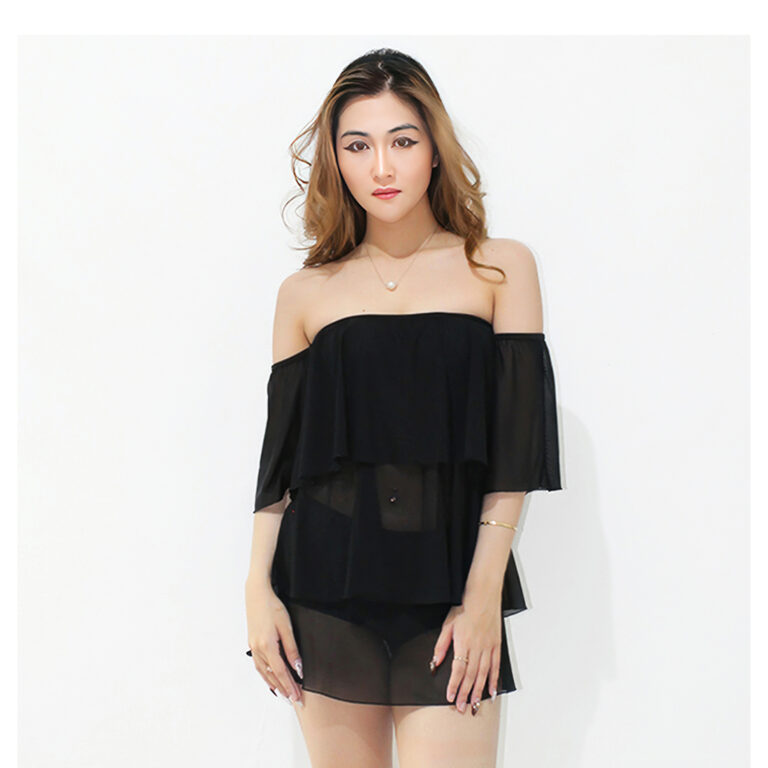 Lasona Women Swimwear Sets Baju Renang Setelan Atasan Panjang Wanita SPR-3258J-HI0094 - Gambar 1