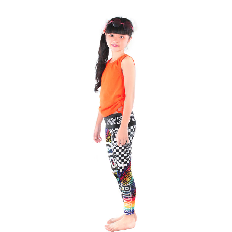 Lasona Kids Sportswear Celana Legging Olahraga Panjang Anak Perempuan STP-H096T-HE0001 - Gambar 4