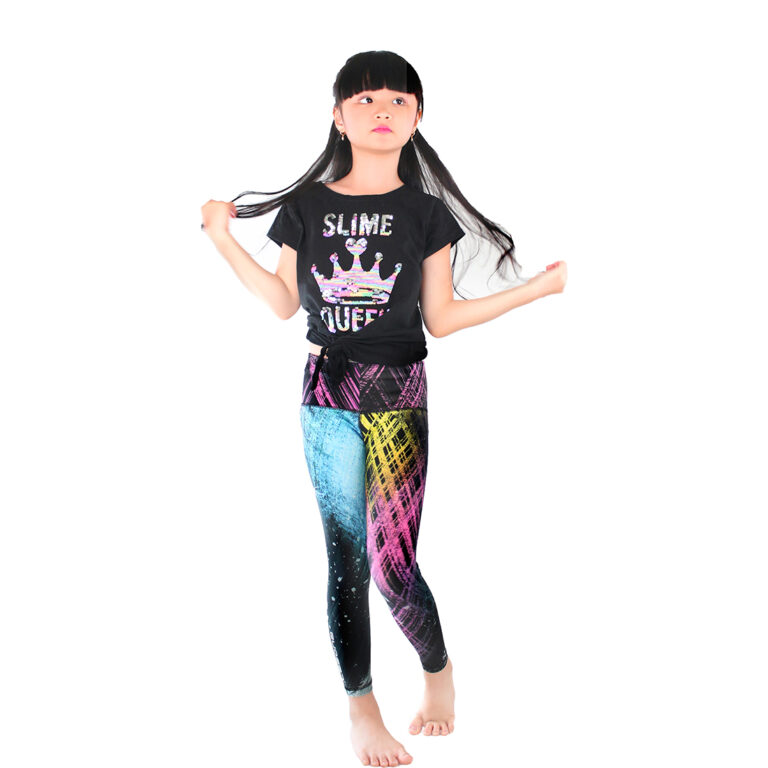 Lasona Kids Sportswear Celana Legging Olahraga Panjang Anak Perempuan STP-H096T-HE0004 - Image 2