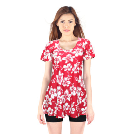 Lasona Women Swimsuit Baju Renang Rok Wanita Size Besar TRDP-A2438J-L01360X