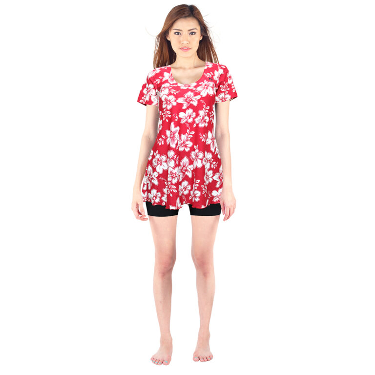 Lasona Women Swimsuit Baju Renang Rok Wanita Size Besar TRDP-A2438J-L01360X - Image 2