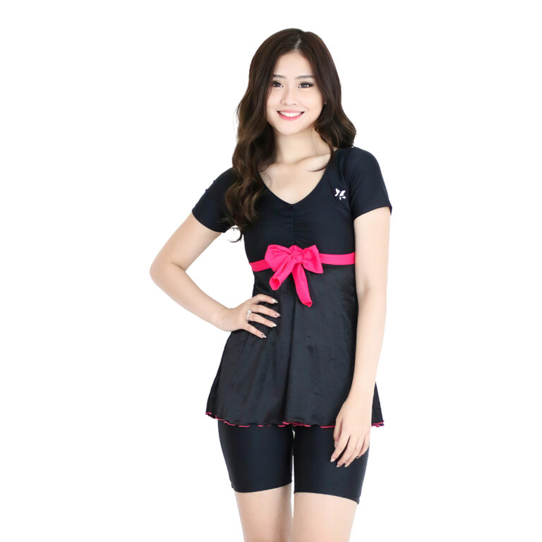 Lasona Women Swimsuit Baju Renang Rok Wanita Size Besar TRDP-A3228J-L0481X - Image 6