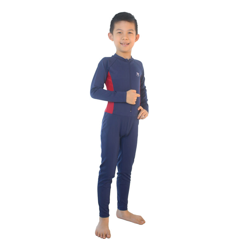 Lasona Silver Kids Swimsuit Baju Renang Diving Anak Tangan Panjang TRP-G3279-E3 - Image 6