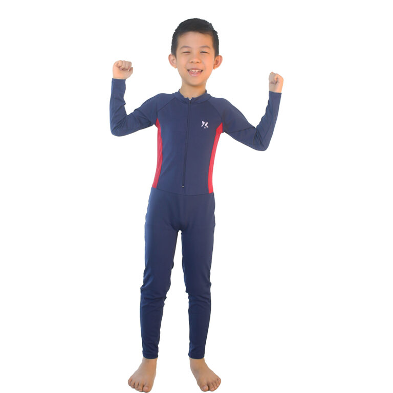 Lasona Silver Kids Swimsuit Baju Renang Diving Anak Tangan Panjang TRP-G3279-E3 - Image 9