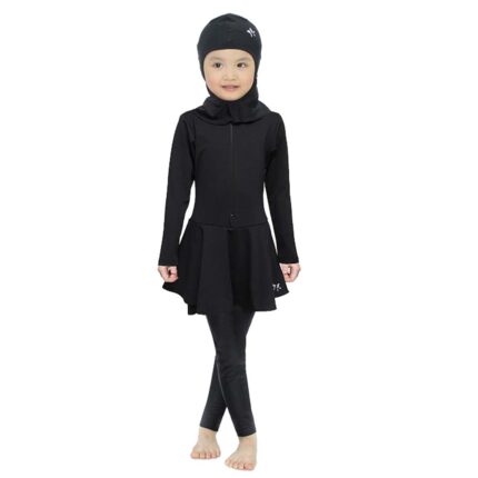 Lasona Silver Kids Burkini Hijab Swimwear Baju Renang Muslim Anak Perempuan TRPM-G1365-E3 - Gambar 2