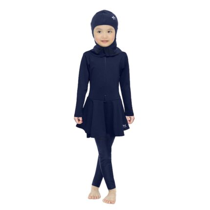 Lasona Silver Kids Burkini Hijab Swimwear Baju Renang Muslim Anak Perempuan TRPM-G1365-E3 - Gambar 4