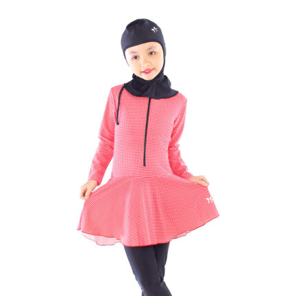 Lasona Kids Burkini Hijab Swimwear Baju Renang Muslim Anak Perempuan TRPM-G1365-L01517