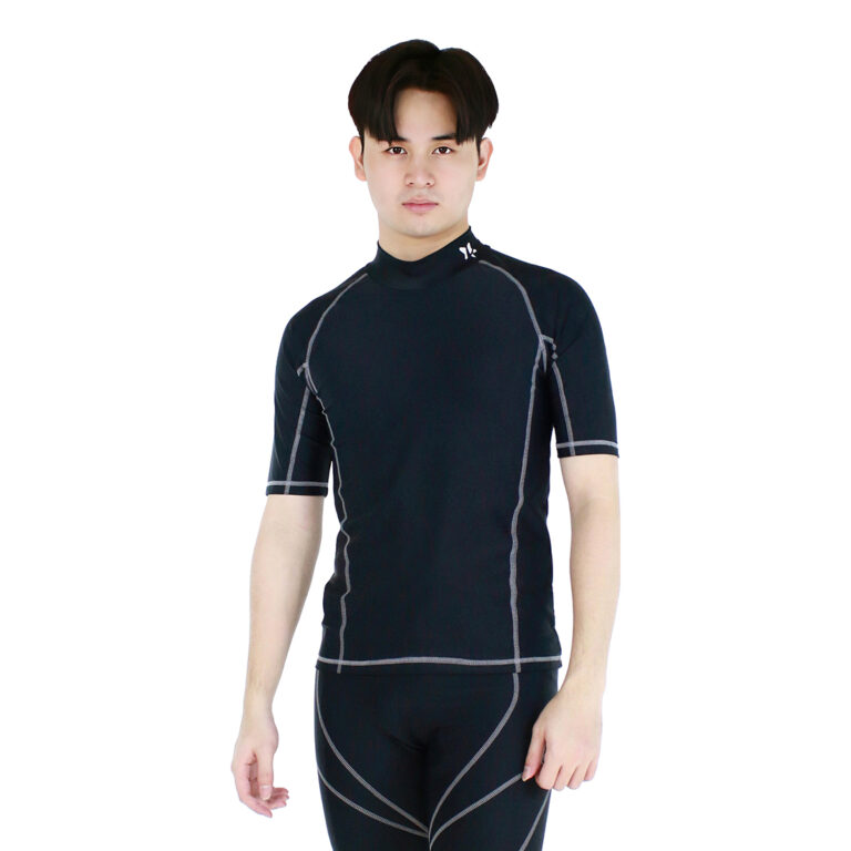 Lasona Men Rash Guard Swimwear Baju Atasan Renang Pria BM-A3341-L4 - Image 1