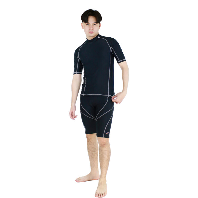 Lasona Men Rash Guard Swimwear Baju Atasan Renang Pria BM-A3341-L4 - Image 2