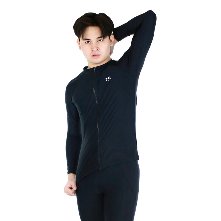 Lasona Men Rash Guard Swimwear Baju Atasan Renang Pria Tangan Panjang BM-C3175R-L4 - Gambar 3
