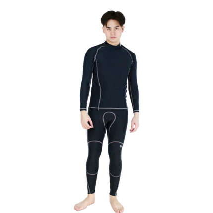 Lasona Men Rash Guard Swimwear Baju Atasan Renang Pria Tangan Panjang BM-C3341-L4 - Image 2
