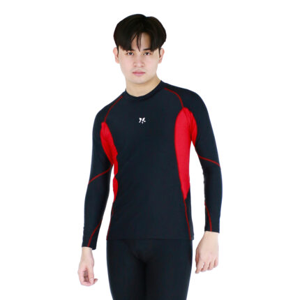 Lasona Men Rash Guard Swimwear Baju Atasan Renang Pria Tangan Panjang BM-C3352-L4