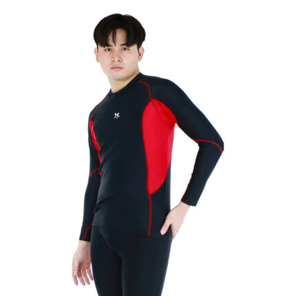 Lasona Men Rash Guard Swimwear Baju Atasan Renang Pria Tangan Panjang BM-C3352-L4 - Image 3
