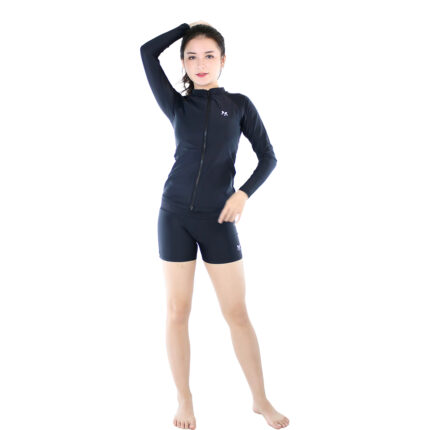 Lasona Women Swimsuit Diving Baju Atasan Renang Wanita Tangan Panjang BRP-C3175R-L4 - Image 2