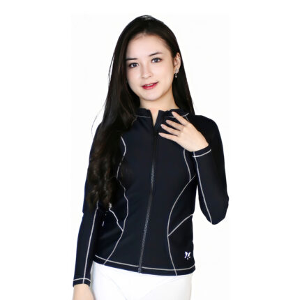 Lasona Women Swimsuit Diving Baju Atasan Renang Wanita Tangan Panjang BRP-C3335R-L4