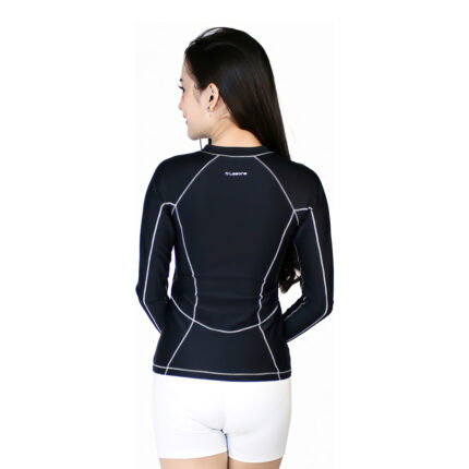 Lasona Women Swimsuit Diving Baju Atasan Renang Wanita Tangan Panjang BRP-C3335R-L4 - Image 5