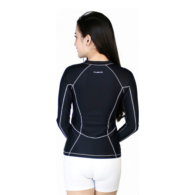 Lasona Women Swimsuit Diving Baju Atasan Renang Wanita Tangan Panjang BRP-C3335R-L4 - Image 5