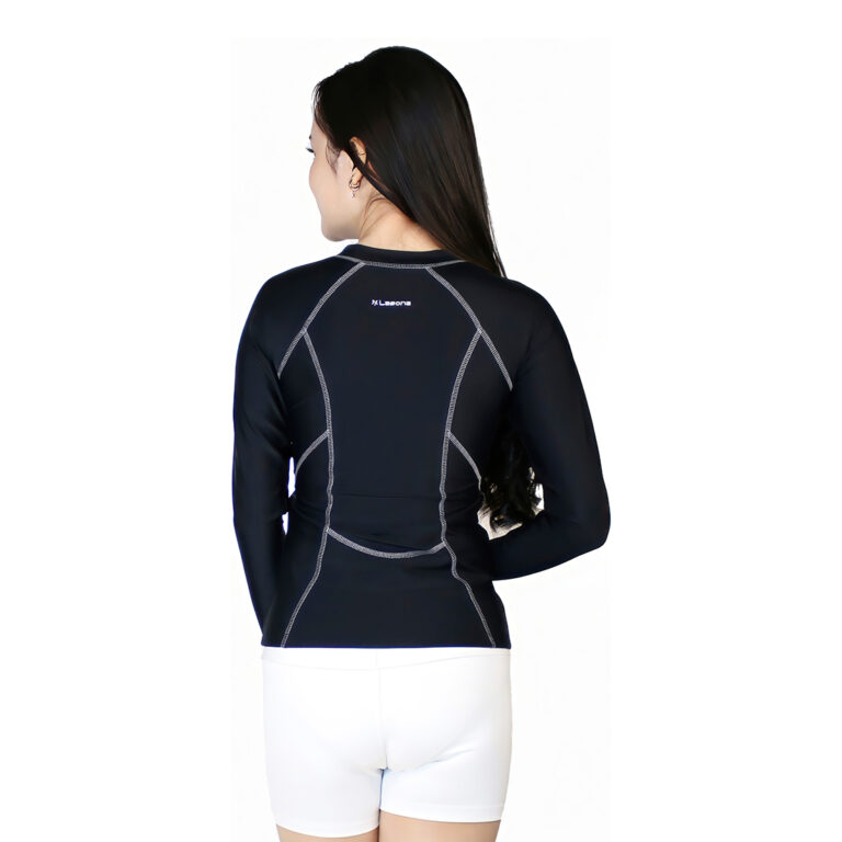 Lasona Women Swimsuit Diving Baju Atasan Renang Wanita Tangan Panjang BRP-C3338R-L4 - Image 5