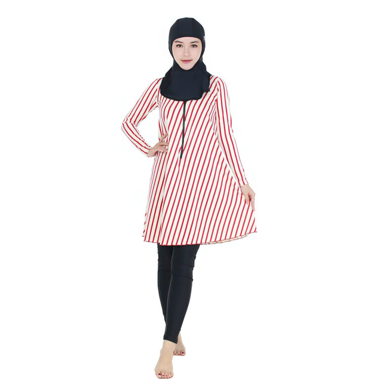 Lasona Women Burkini Hijab Swimwear Loose Style Baju Renang Muslim Wanita TRPM-C3332-L01008 - Gambar 2