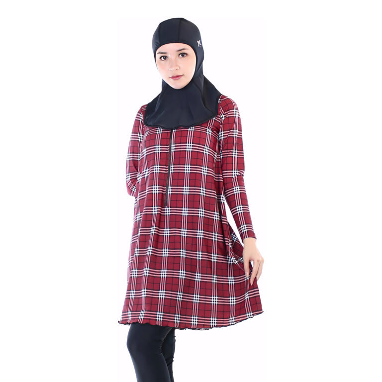 Lasona Women Burkini Hijab Swimwear Loose Style Baju Renang Muslim Wanita TRPM-C3332-L01402 - Image 1