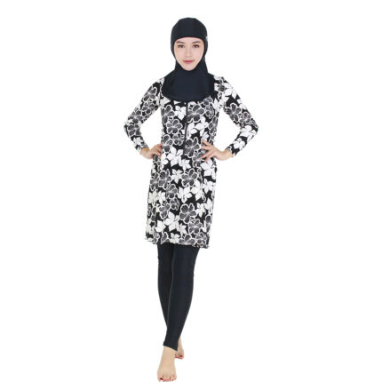 Lasona Women Burkini Hijab Swimwear Loose Style Baju Renang Muslim Wanita TRPM-C3332-L01796 - Gambar 2