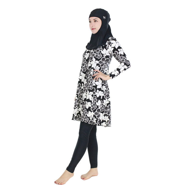Lasona Women Burkini Hijab Swimwear Loose Style Baju Renang Muslim Wanita TRPM-C3332-L01796 - Gambar 3